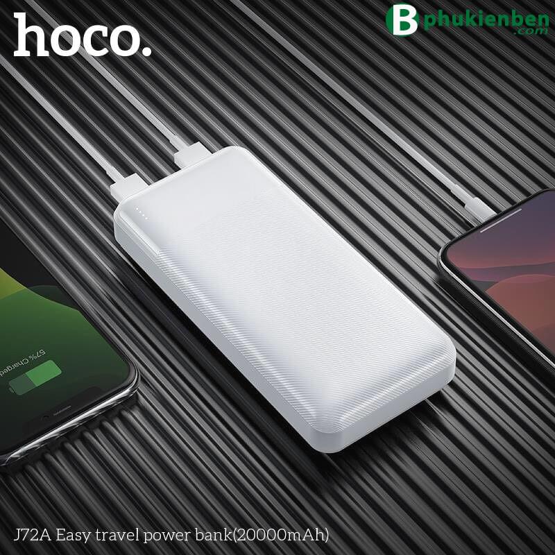 Pin sạc dự phòng J72A 20.000mAh03 Pin sạc dự phòng J72A có thiết kế nhỏ gọn và tiện lợi