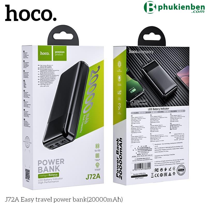 Pin sạc dự phòng J72A 20.000mAh04