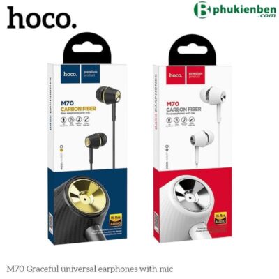 Tai Nghe Hoco M70 Có Dây Jack 3.5mm, Có Mic