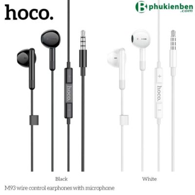 Tai nghe Hoco M93 Tai nghe Hoco M93 thiết kế với sự chú ý đến cả vẻ đẹp và tính năng