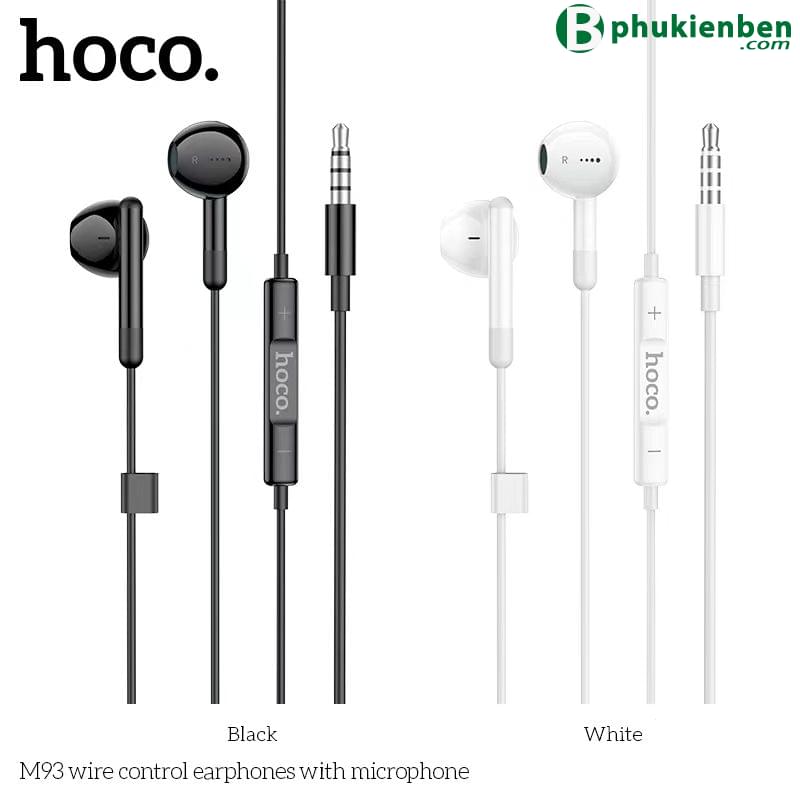 Tai nghe Hoco M9310 Tai nghe Hoco M93 thiết kế với sự chú ý đến cả vẻ đẹp và tính năng