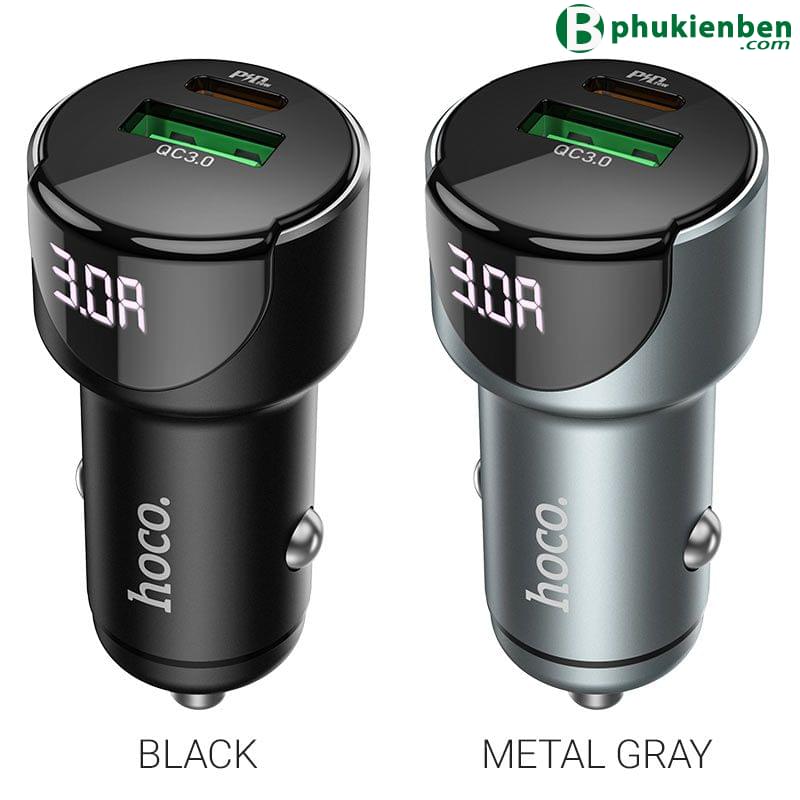 Tẩu oto Hoco Z42 Cổng đơn QC3.002 Hoco Z42 Cổng đơn QC3.0 là một tẩu ôtô hiện đại