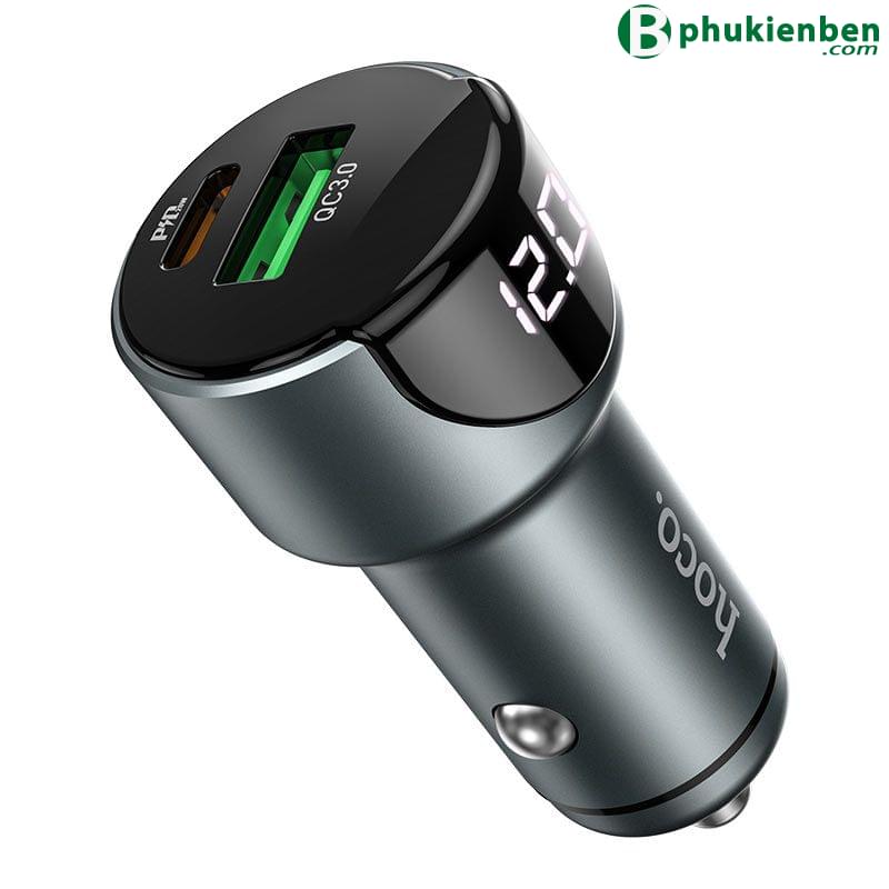 Tẩu oto Hoco Z42 Cổng đơn QC3.007