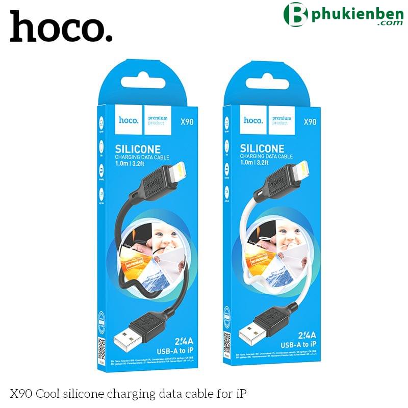 Cáp sạc Hoco X90 lightning 1m1