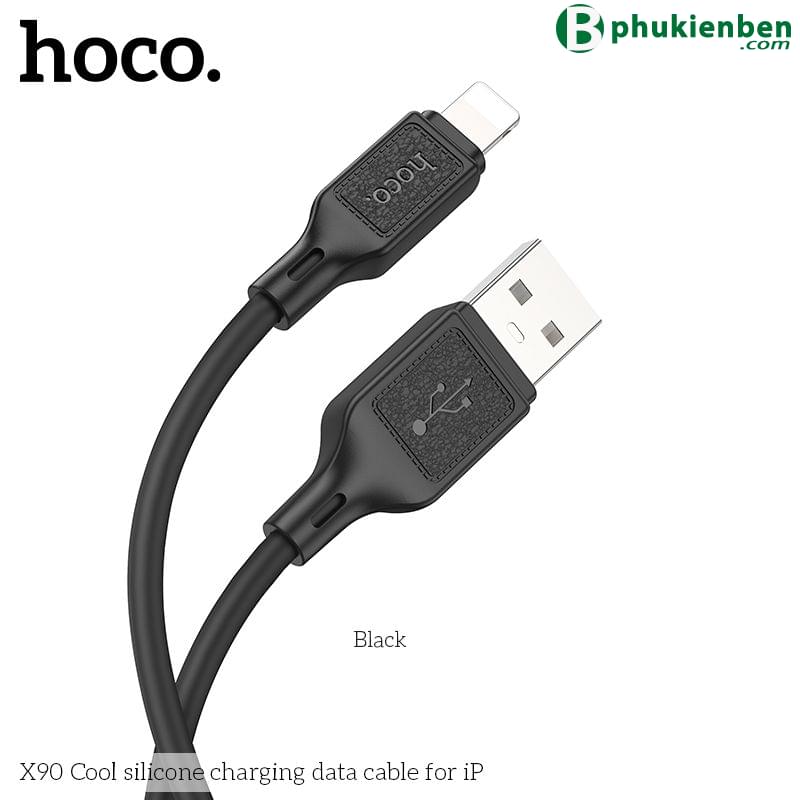 Cáp sạc Hoco X90 lightning 1m6