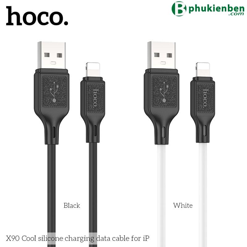 Cáp sạc Hoco X90 lightning 1m7