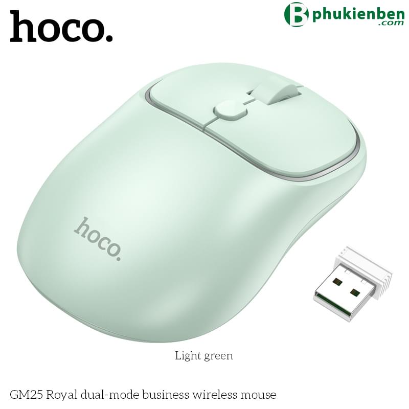Chuột không dây Hoco Gm25 2 chức năng kết nối2