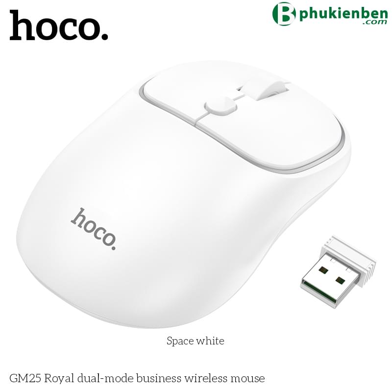Chuột không dây Hoco Gm25 2 chức năng kết nối4