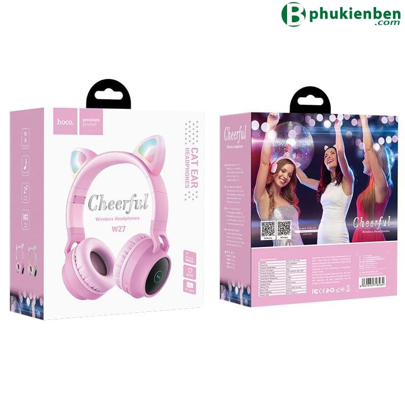 Tai nghe mèo headphone HOCO W278