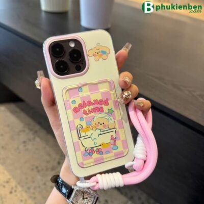 Ốp lưng cài thẻ có dây đeo mới