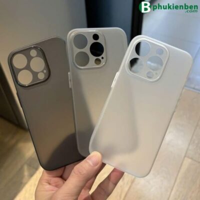 Ốp Lưng Nhám Siêu Mỏng Cho iPhone Thiết kế ôm sát với từng góc cạnh, giữ nguyên cảm giác thoải mái khi cầm điện thoại.