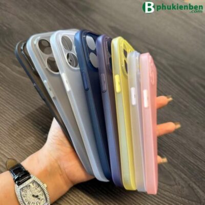 Ốp Lưng Nhám Siêu Mỏng Cho iPhone Bề mặt nhám giúp cầm nắm chắc chắn, hạn chế rơi rớt khi sử dụng.