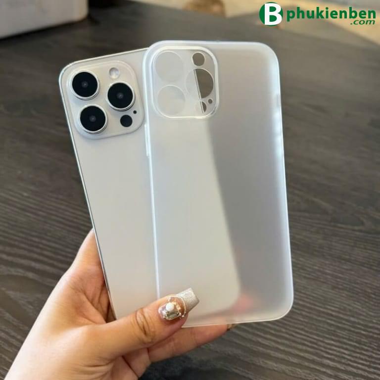 Ốp lưng nhám siêu mỏng cho iphone