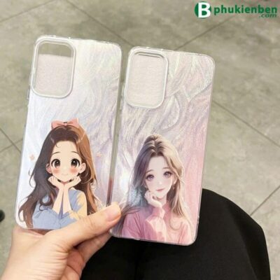 Ốp Lông Vũ In Hình Viền Vuông - Ảnh 4