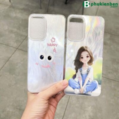 Ốp Lông Vũ In Hình Viền Vuông