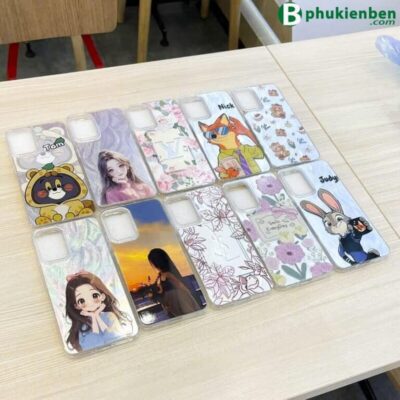 Ốp Lông Vũ In Hình Viền Vuông - Ảnh 2