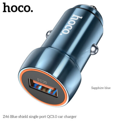 Bộ sạc xe hơi QC3.0 cổng đơn Hoco Z46 Blue Shield Bộ sạc xe hơi QC3.0 cổng đơn Hoco Z46 Blue Shield - Ảnh 6