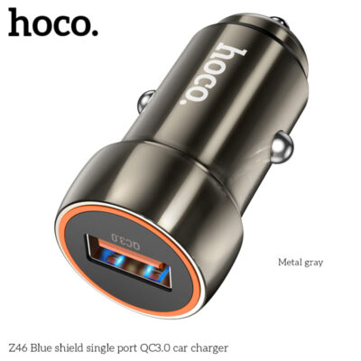 Bộ sạc xe hơi QC3.0 cổng đơn Hoco Z46 Blue Shield Bộ sạc xe hơi QC3.0 cổng đơn Hoco Z46 Blue Shield - Ảnh 7