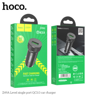 Bộ sạc xe hơi QC3.0 một cổng cấp Hoco Z49A Bộ sạc xe hơi QC3.0 một cổng cấp Hoco Z49A - Ảnh 3