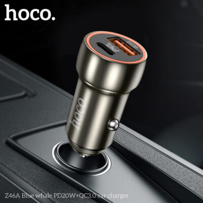 Bộ Sạc Xe Hơi Cá Voi Xanh HOCO Z46A PD20W + QC3.0 Bộ Sạc Xe Hơi Cá Voi Xanh HOCO Z46A PD20W + QC3.0 - Ảnh 10