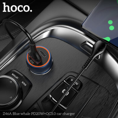 Bộ Sạc Xe Hơi Cá Voi Xanh HOCO Z46A PD20W + QC3.0 Bộ Sạc Xe Hơi Cá Voi Xanh HOCO Z46A PD20W + QC3.0 - Ảnh 11