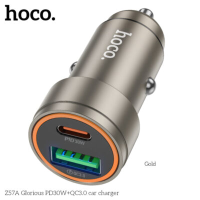 Cốc sạc ô tô HocoZ57A Glorious PD30W+QC3.0 Cốc sạc ô tô HocoZ57A Glorious PD30W+QC3.0 - Ảnh 6