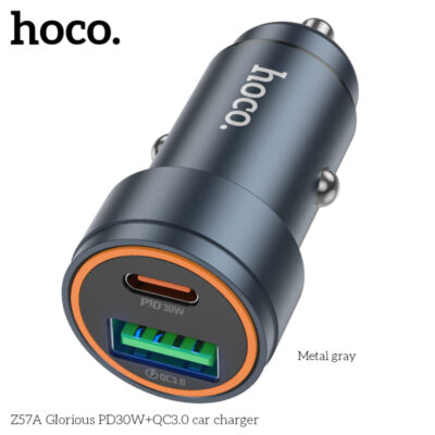 Cốc sạc ô tô HocoZ57A Glorious PD30W+QC3.0 Cốc sạc ô tô HocoZ57A Glorious PD30W+QC3.0 - Ảnh 7
