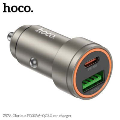 Cốc sạc ô tô HocoZ57A Glorious PD30W+QC3.0 Cốc sạc ô tô HocoZ57A Glorious PD30W+QC3.0 - Ảnh 9