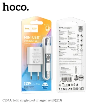 Bộ Sạc Hoco Một Cổng C134A (Ip) (Eu) - Ảnh 6