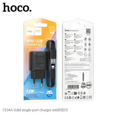 Bộ Sạc Hoco Một Cổng C134A (Ip) (Eu) - Ảnh 7