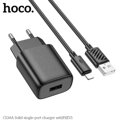 Bộ Sạc Hoco Một Cổng C134A (Ip) (Eu) - Ảnh 9