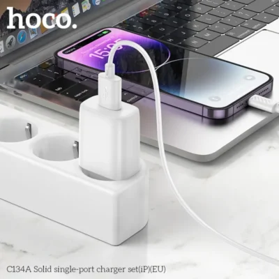 Bộ Sạc Hoco Một Cổng C134A (Ip) (Eu) - Ảnh 4