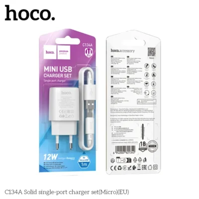 Bộ Sạc Hoco Một Cổng C134A (Micro) (Eu) Bộ Sạc Hoco Một Cổng C134A (Micro) (Eu) - Ảnh 5
