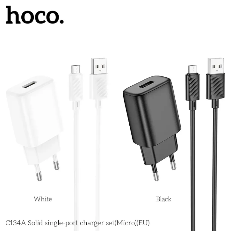 Bộ Sạc Hoco Một Cổng C134A (Micro) (Eu) Bộ Sạc Hoco Một Cổng C134A (Micro) (Eu) - Ảnh 7