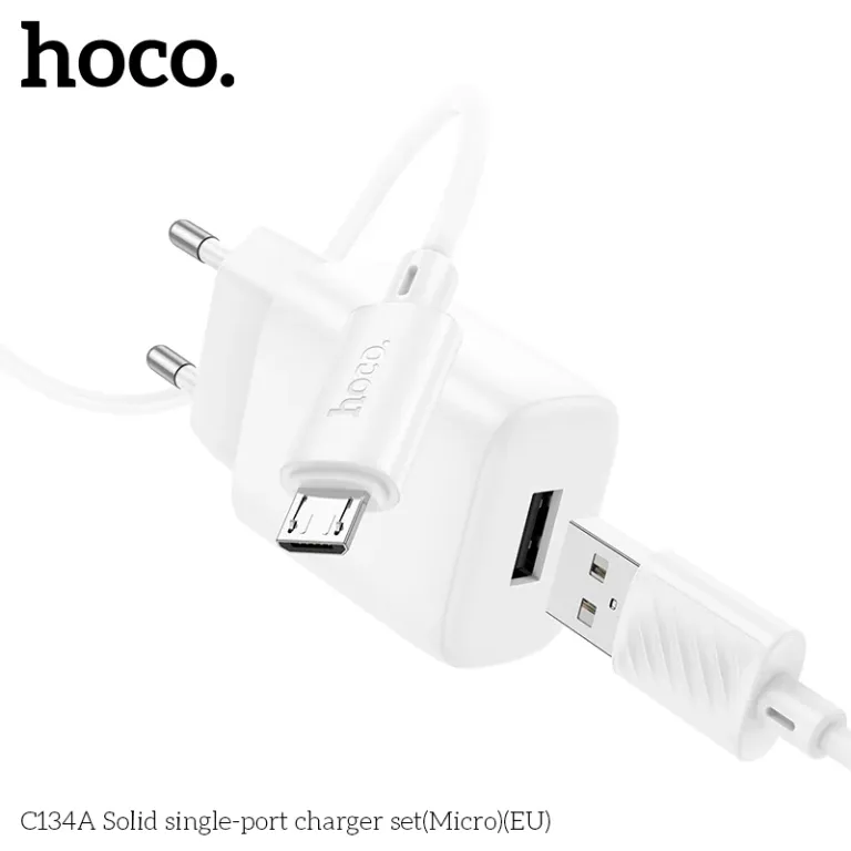 Bộ Sạc Hoco Một Cổng C134A (Micro) (Eu) Bộ Sạc Hoco Một Cổng C134A (Micro) (Eu) - Ảnh 9