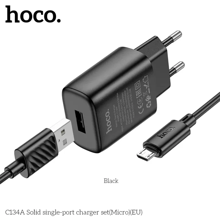 Bộ Sạc Hoco Một Cổng C134A (Micro) (Eu) Bộ Sạc Hoco Một Cổng C134A (Micro) (Eu) - Ảnh 11