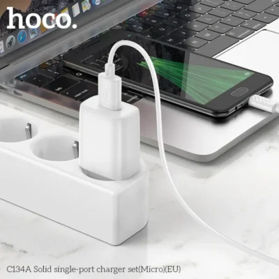 Bộ Sạc Hoco Một Cổng C134A (Micro) (Eu) Bộ Sạc Hoco Một Cổng C134A (Micro) (Eu) - Ảnh 2