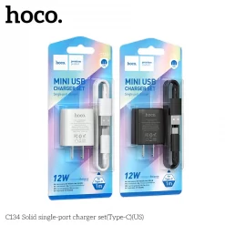 BỘ SẠC MỘT CỔNG HOCO C134(TYPE-C)(US)