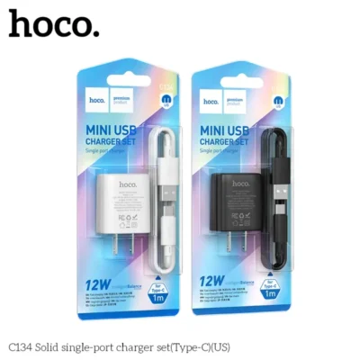 BỘ SẠC MỘT CỔNG HOCO C134(TYPE-C)(US)