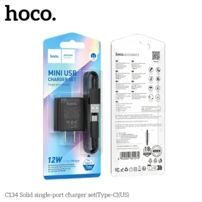 Sỉ Bộ Sạc Một Cổng Hoco C134 Type-C (US) – Nguồn Hàng Giá Tận Gốc, Lợi Nhuận Cao - Ảnh 5