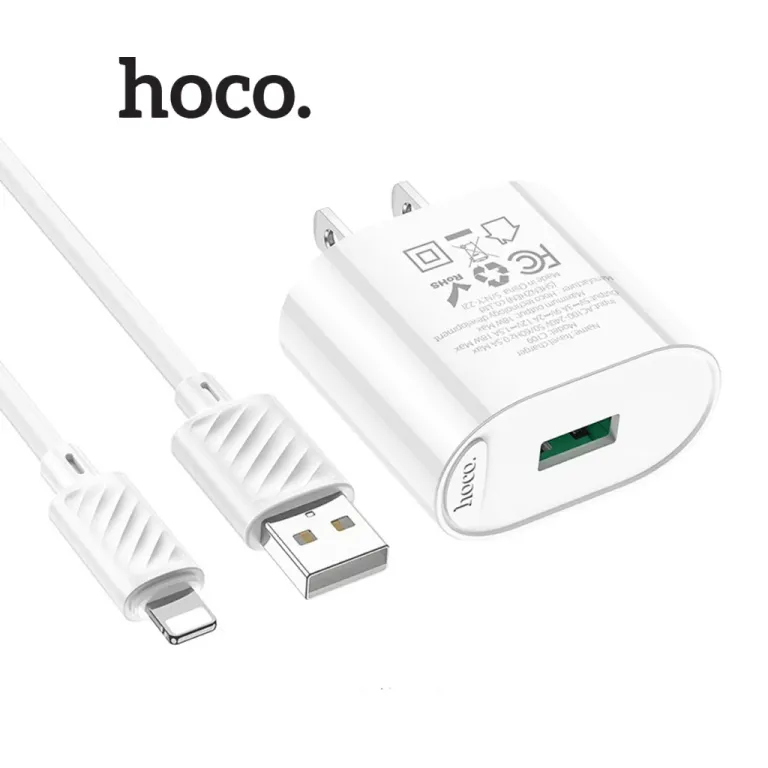 Bộ Sạc Hoco C109 Fighter (USB to Lightning) – Sạc Nhanh 18W, Bền Bỉ & An Toàn Bộ Sạc Hoco C109 Fighter (USB to Lightning) – Sạc Nhanh 18W, Bền Bỉ & An Toàn - Ảnh 6