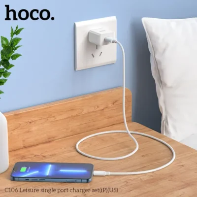 Bộ Sạc Hoco C106A Leisure iPhone – Nhỏ Gọn, Sạc Ổn Định, Giải Pháp Kinh Doanh Giá Rẻ - Ảnh 2