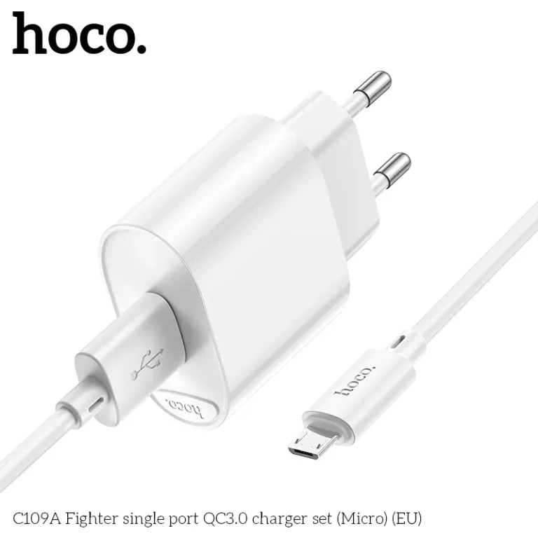 Bộ Sạc Hoco C109A Fighter QC3.0 Micro – Sạc Nhanh Vượt Trội, Giải Pháp Kinh Doanh Tối Ưu Bộ Sạc Hoco C109A Fighter QC3.0 Micro – Sạc Nhanh Vượt Trội, Giải Pháp Kinh Doanh Tối Ưu - Ảnh 6
