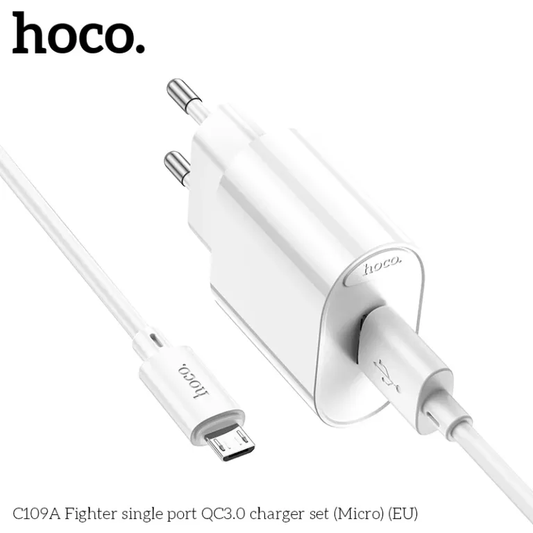 Bộ Sạc Hoco C109A Fighter QC3.0 Micro – Sạc Nhanh Vượt Trội, Giải Pháp Kinh Doanh Tối Ưu Bộ Sạc Hoco C109A Fighter QC3.0 Micro – Sạc Nhanh Vượt Trội, Giải Pháp Kinh Doanh Tối Ưu - Ảnh 7
