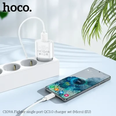 Bộ Sạc Hoco C109A QC3.0 Micro – Sạc Nhanh Vượt Trội, Giải Pháp Kinh Doanh Tối Ưu - Ảnh 10
