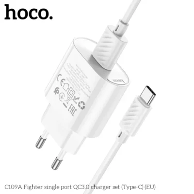 Bộ sạc Hoco C109A Fighter single port QC3.0 Type-C - Ảnh 7