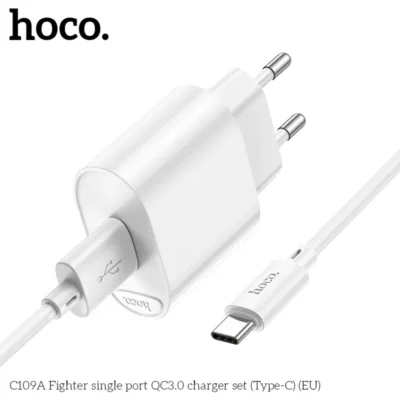 Bộ sạc Hoco C109A Fighter single port QC3.0 Type-C - Ảnh 8