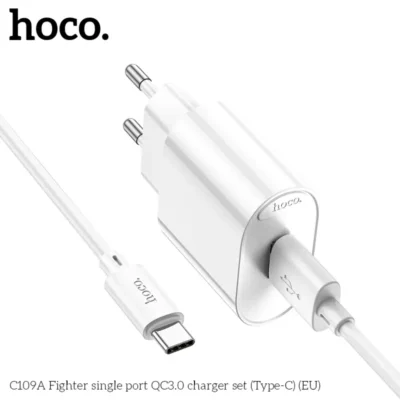 Bộ sạc Hoco C109A Fighter single port QC3.0 Type-C - Ảnh 9