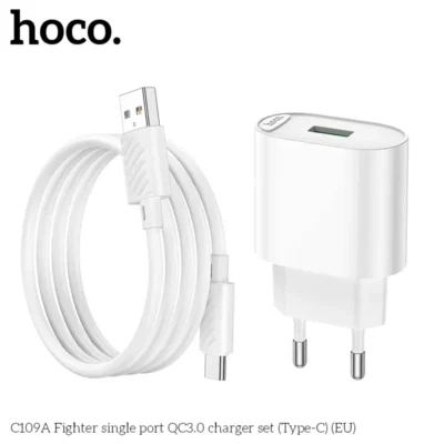 Bộ sạc Hoco C109A Fighter single port QC3.0 Type-C - Ảnh 2