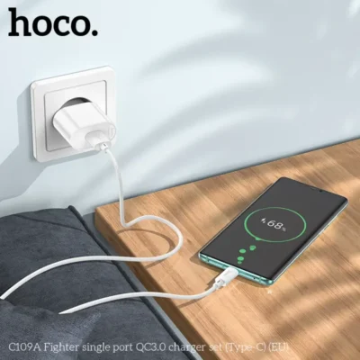 Bộ sạc Hoco C109A Fighter single port QC3.0 Type-C - Ảnh 4
